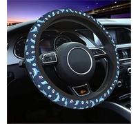 Steering Wheel Yellow Ducks Car Steering Wheel Cover Universal Fit 15 Inch Steering Wheel Cover Protector For SUV Sedan Vans Trucks Cover(Cute Dolphins)