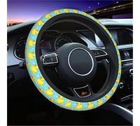 Steering Wheel Yellow Ducks Car Steering Wheel Cover Universal Fit 15 Inch Steering Wheel Cover Protector For SUV Sedan Vans Trucks Cover(Yellow Ducks)