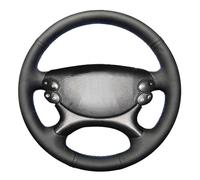 Steering Wheels Cover For Benz W211 E230 E350 E280 For CLS 350 500 G SL For CLK Artificial Leather Car Steering Wheel Cover(Light Blue Thread)