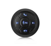 SteeringWheel Cruise Control Switch For Android Autoradio 10 Key Functions Controller With LED Light Universal Car Wireless Steering Wheel Control Button For(5 keys)