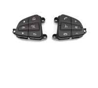 SteeringWheel Cruise Control Switch For BENZ C For GLC Class W205 W253 C200 C300 GLC200 GLC260 GLC300 Car Steering Wheel Control Switch Button Repair Kit(Moka 1pair)