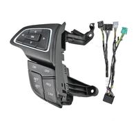 SteeringWheel Cruise Control Switch, For Focus Mk3 2015-2017, For Kuga 2017 Cruise Control Switch Steering Wheel Buttons With Cable(Left)(Without LIM)