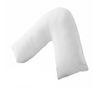 Steexu V Shaped Pillow - V Pillow For Neck And Shoulder Pain - Extra Virgin Hollow Fiber Filling in Polycotton Case - V Cushion For Pregnancy and Nursing