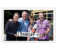 Stefan Dennis, Jackie Woodburne, Ryan Maloney & Alan Fletcher Signed 6X4 Inch Photo Print Pre Printed Signature NEIGHBOURS - Autograph Gift, Full Colour