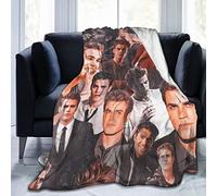 Stefan Salvatore Fleece Blanket Throw Blanket Lightweight Super Soft Cozy Luxury Bed Blanket Microfiber