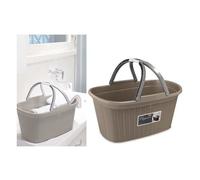 Stefanplast 30201 Elegance Laundry Basket With Handles White