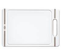 Stefanplast Cutting Board In Polyethylene 39X25.5X1 Cm, Dove White