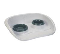 Stefanplast Dinner Set Light Blue For Dogs 2X280ML, 46X35CM, Dishwasher Safe