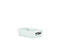 Stefanplast Elegance Basket, White, Small/20 x 14 x 6 cm