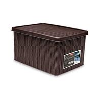 Stefanplast "Elegance Storage Box, Mocha, 29 x 39 x 21 cm, 30011