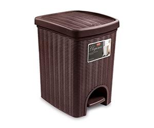 Stefanplast "Elegance Waste Bin, Mocha, 31 x 27.5 x 39 cm