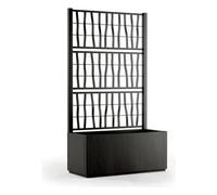Stefanplast ETHICA ECO Plastic Planter With Recycled Grate (80x36x140cm)