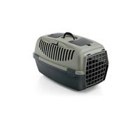Stefanplast Gulliver 2 Medium Pet Carrier With Plastic Door - Grey