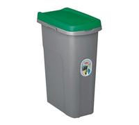 Stefanplast Home Eco System Trash Can, Green, 15 L