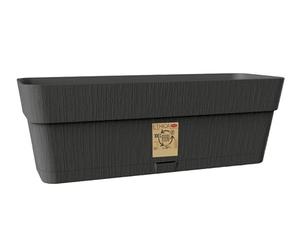 Stefanplast Planter ETHICA 50 cm Graphite C/RIS Water, As shown in the photo