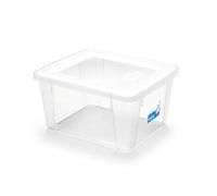 Stefanplast Visual Box Multipurpose Case, Small, 19 x 16 x 10 cm, Transparent