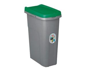 Stefanplast Waste Bin, Green, 25 Litre