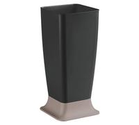Stefanplast Zeus Umbrella Stand, Anthracite/Light Dove Grey, 25 x 25 x 55 cm