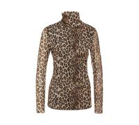 Steffen Schraut Julia Roll Neck Shirt Wild Cat Leopard Transparent Gr.36