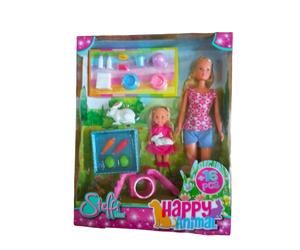 Steffi Love Happy Animal Doll Playset with Rabbit 16 pc accessories Simba Toys