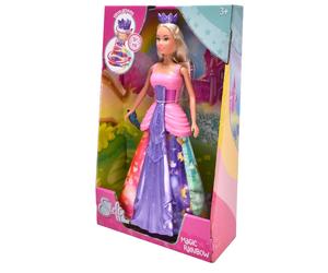 Steffi Love - Magic Rainbow Doll | Colorful Fashion Doll With Rainbow Hair