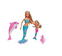 STEFFI LOVE Simba 105733336 105733336 Mermaid and Evi 12 cm Doll Steffi Model an
