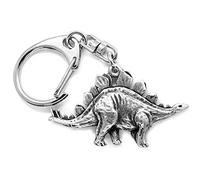 Stegasaurus Dinosaur Push Gate Keyring with a Burlap Pouch