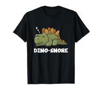 Stegosaurus Dino Snore Adult Dinosaur T-Shirt