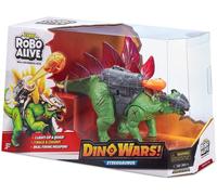 Robo Alive Dino Wars Raptor Toy, Robotic Toy, Realistic Dinosaur Movement, Battle Armor (Stegosaurus), Assorted Designs and Colours