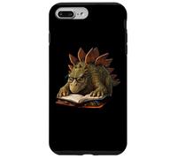Stegosaurus Dinosaur Reading Book Nerd Case for iPhone 7 Plus/8 Plus