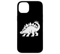 Stegosaurus Minimalist Dinosaur Black and White Case for iPhone 14 Plus