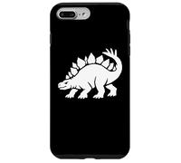 Stegosaurus Minimalist Dinosaur Black and White Case for iPhone 7 Plus/8 Plus