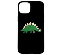 Stegosaurus Minimalist Simple Badge Dinosaur Case for iPhone 15 Plus