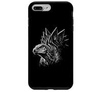 Stegosaurus Portrait Black and White Dinosaur Lover Case for iPhone 7 Plus/8 Plus