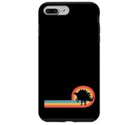 Stegosaurus - Sunset Retro 70s Dinosaur Dino Museum Case for iPhone 7 Plus/8 Plus