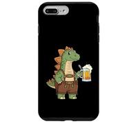 Stegosaurus Wearing Lederhosen Oktoberfest, Beer Stein Case for iPhone 7 Plus/8 Plus