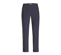 Stehmann Igor-680 Women's Sportive 7/8 Trousers with Back Pockets, Navy, 10