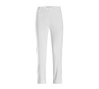 Stehmann Igor-680 Women's Sportive 7/8 Trousers with Back Pockets, White, 18