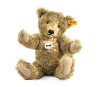 Steiff 000737 Classic 1920 Teddy Bear Jointed Light Brown Mohair With Growl