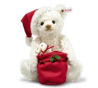 Steiff 005879 Santa Teddy Bear with Light-up Gift Bag Limited Edition+