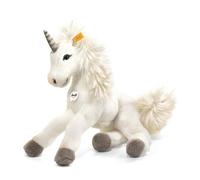 Steiff 015045 Animals Starly dangling unicorn, Cloud Dancer, 35 cm