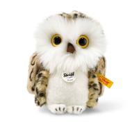 Steiff 045608 Wittie owl Brindle and White Plush Soft Toy