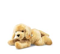 Steiff Heavenly Hugs Henny Dog cuddly toy, cute stuffed toy with plastic eyes, children, boys & girls, plush toy 50 cm, beige, 067433
