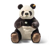 Steiff 067877 Teddies For Tomorrow Pandi Big Panda Black and Cream Plush Bear