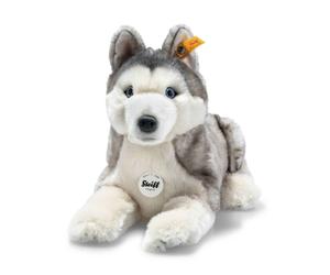 Steiff 067891 Bernie Husky Grey and White Plush Cuddly Soft Toy