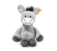 Steiff 073748 Soft Cuddly Friends Dinkie Donkey Grey Plush Medium
