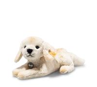 Steiff 076893 Teddies for Tomorrow Lenny Labrador Blond Plush Laying Dog
