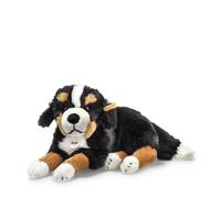 Steiff 079528 Senni Bernese Mountain Dog Tri-Colour Plush Soft Toy+