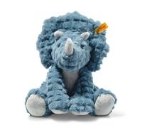 Steiff 087806 Soft Cuddly Friends Dixie Triceratops Blue Dinosaur Medium