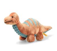 Steiff - 087837 - Soft Cuddly Friends - Dinosaur - Bronko Brontosaurus - Plush - Orange - 28cm